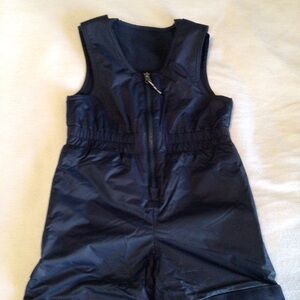 Columbia navy 3T snow bib, unisex